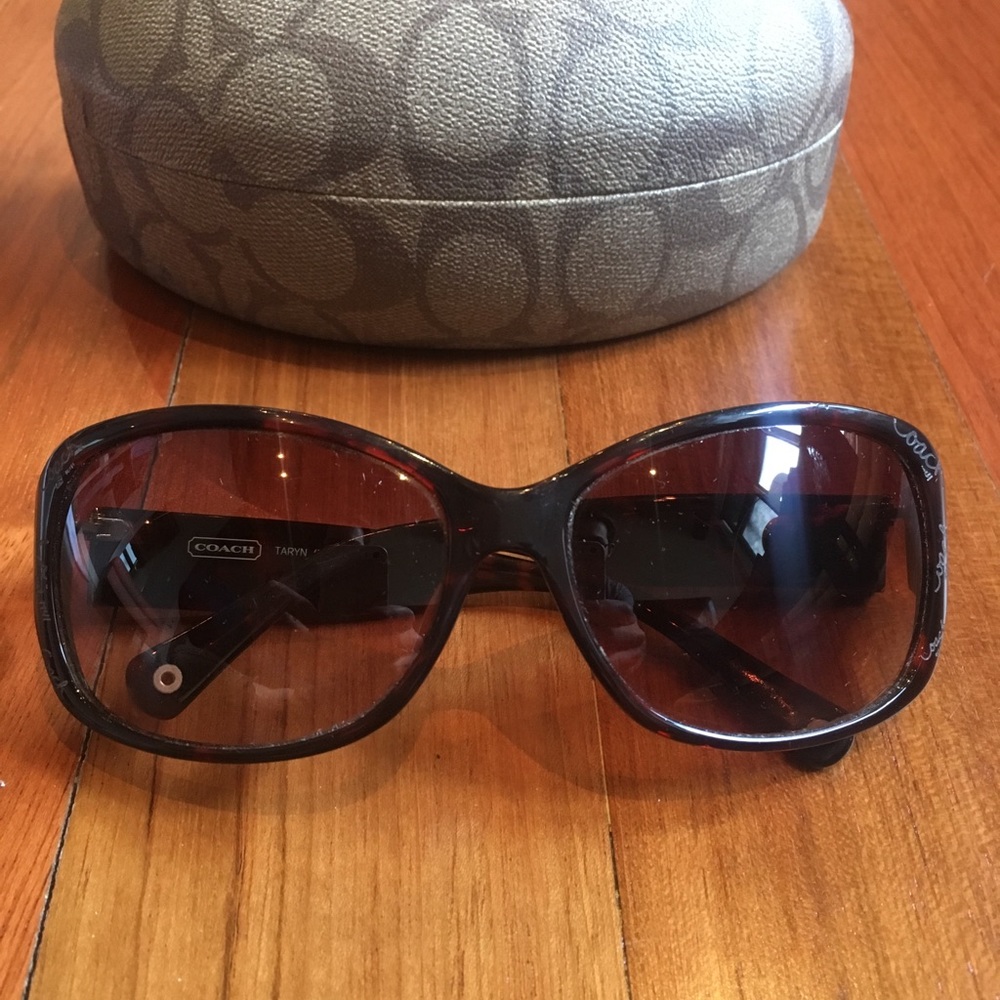 Coach brown sunglasses